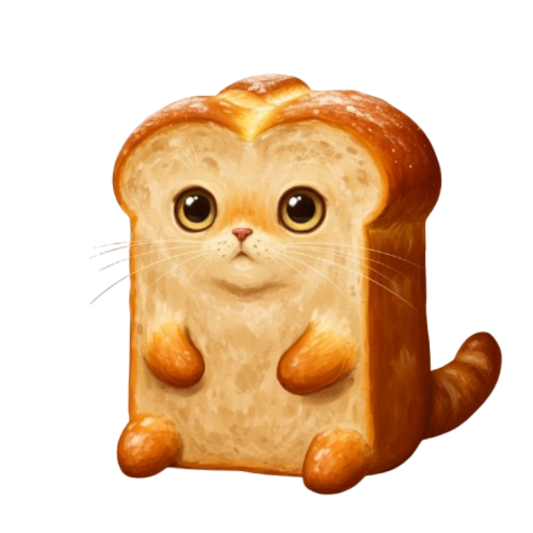 A Sliced Bread of Cat
