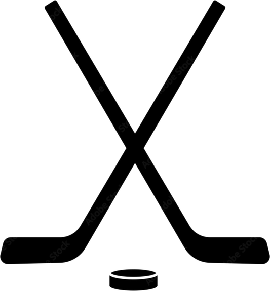 A Hockey Stick and Puck