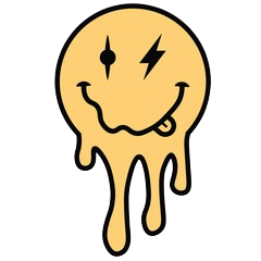 A Drippy Smiley Face