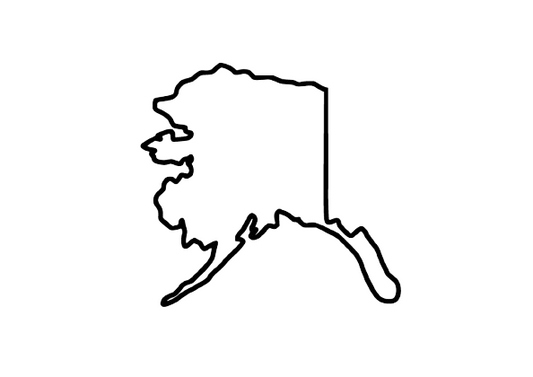 Alaska State Outline