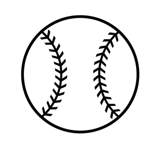 A Baseball Decal