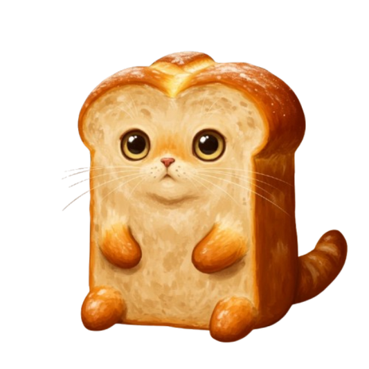 A Sliced Bread of Cat