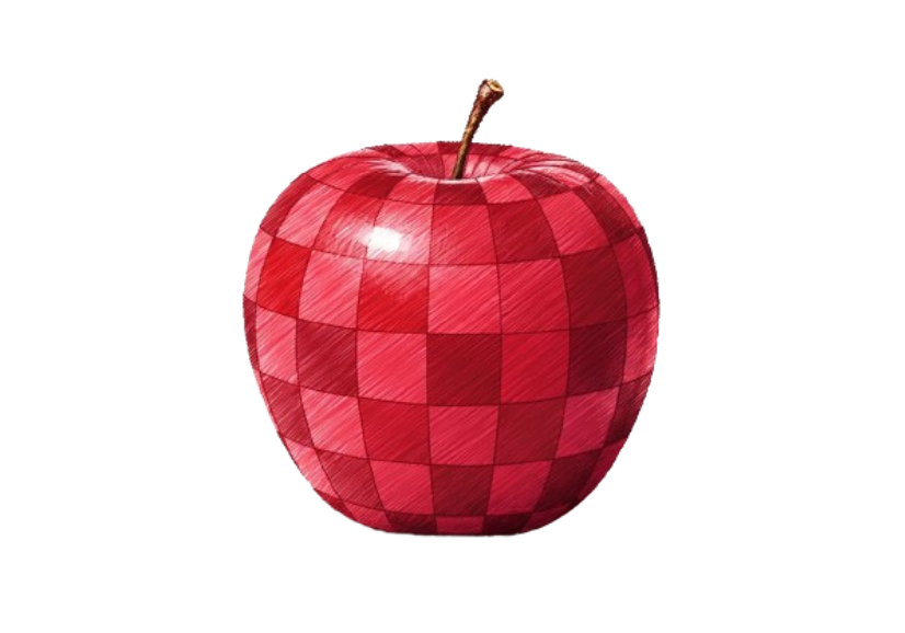 A Checkered Apple