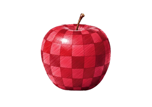 A Checkered Apple
