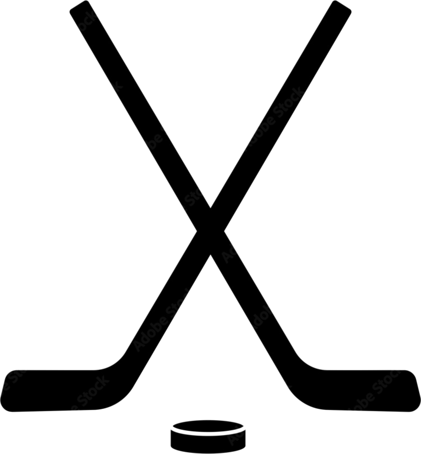 A Hockey Stick and Puck