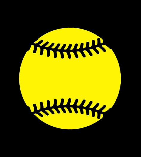 A Softball Decal