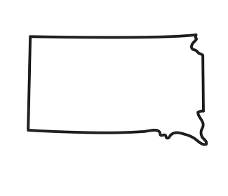 South Dakota State Decal