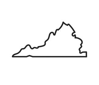 Virginia State Decal