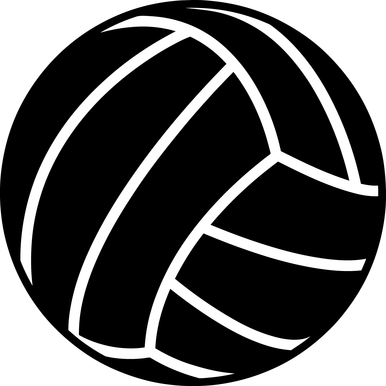 A Volleyball Decal