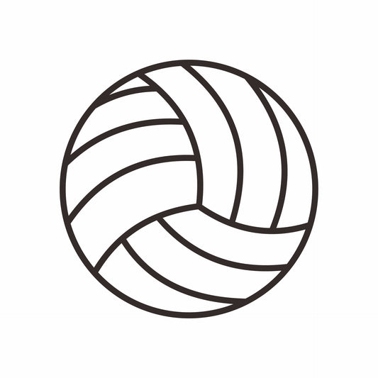 A Volleyball Decal
