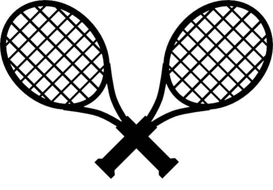 A Tennis Racket Decal
