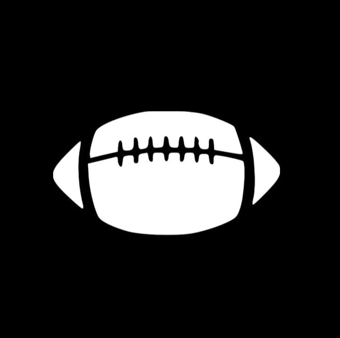 A Football Decal