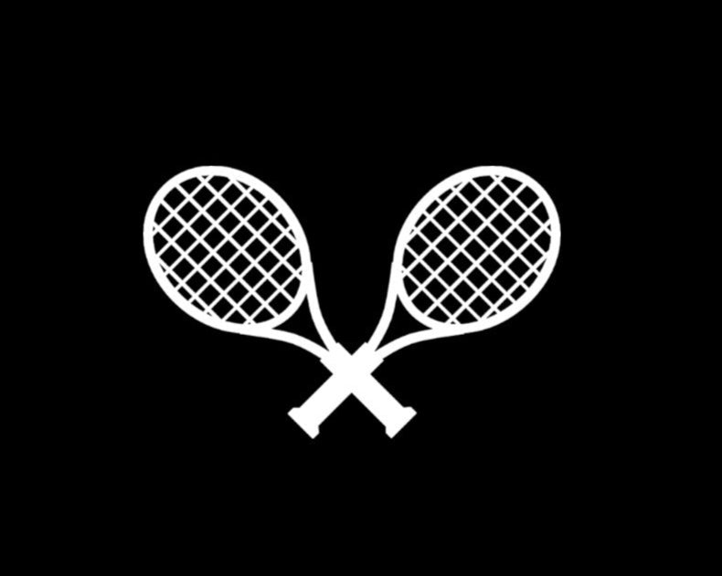A Tennis Racket Decal