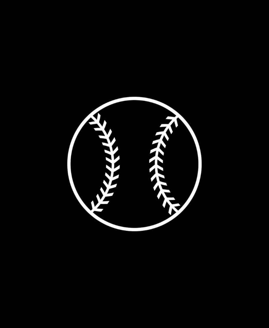 A Baseball Decal