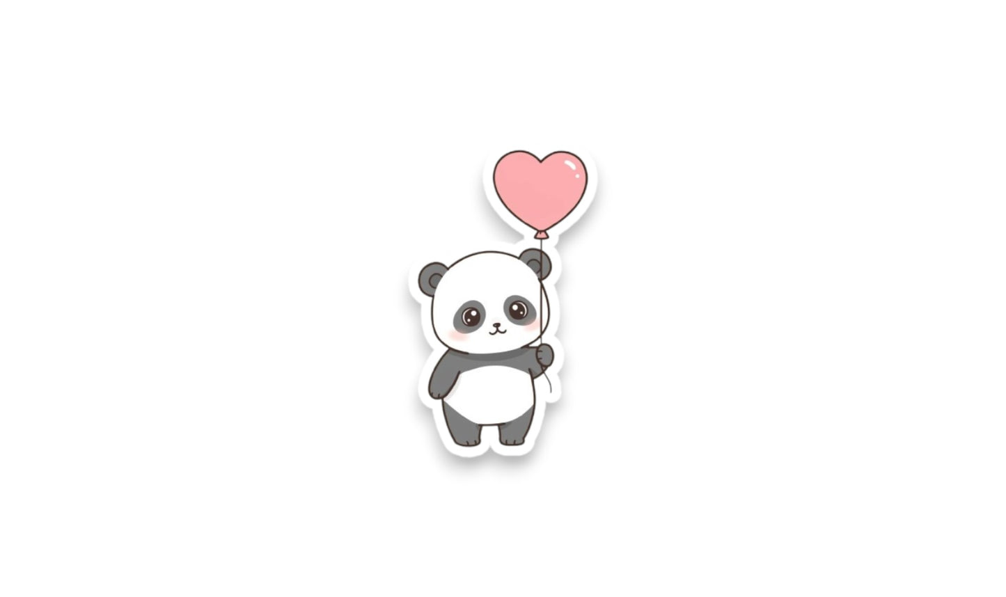 A Panda with Balloon